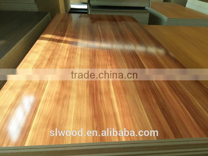 high glossy melamine MDF with E1 grade