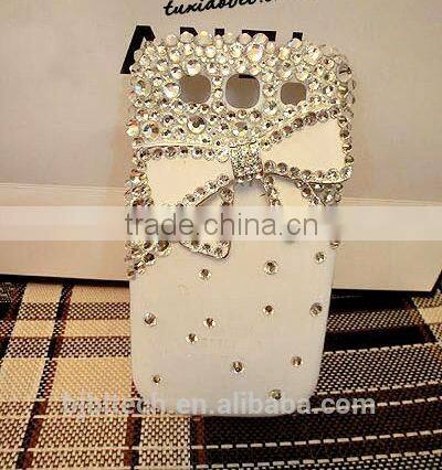 China manufacturer bling bowknot diamond design case for cell phone