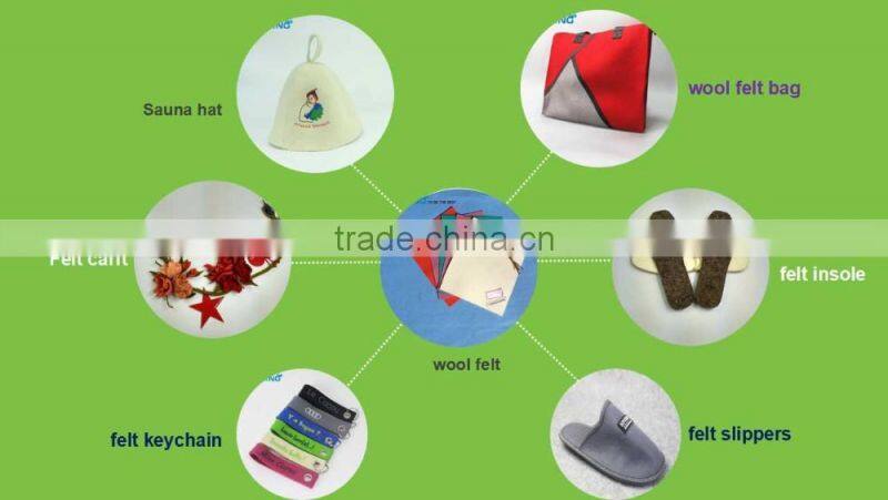 Wool Blend Felt Squares (22cm) - 10 Piece Pack - MIXED BUNDLES (Neutrals)