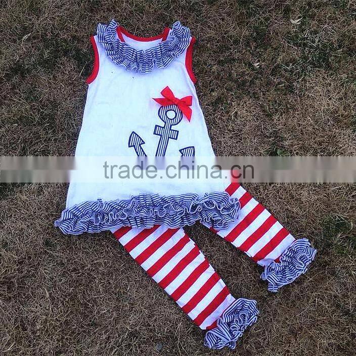 2015 Fall Thanksgiving Day Pumpkin baby girls clothes set