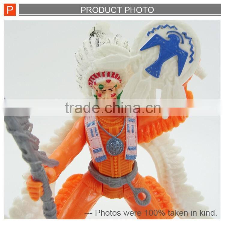 Plastic luxury indian doll figure toys model