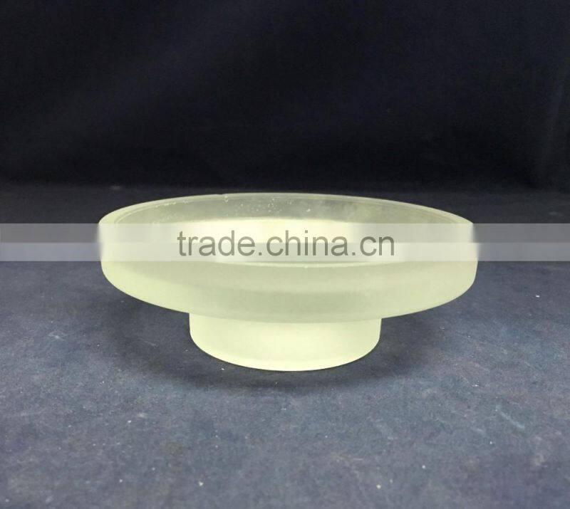 Wall Mounted Frosted Glass Soap Dish Box Wholesale