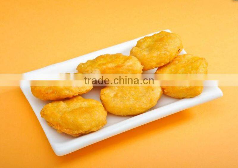Chicken nuggets making and frying machine