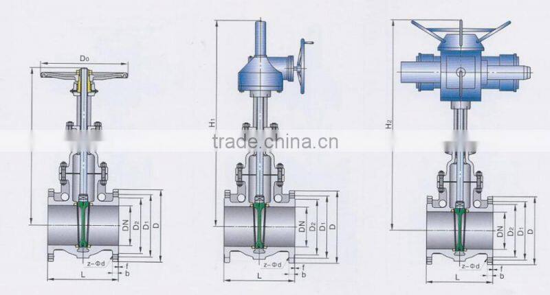 API cast steel gate valve Wedge class 300 gate valve