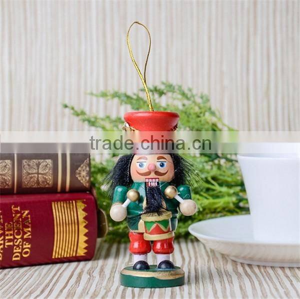 Mini promotion christmas gift wooden nutcracker