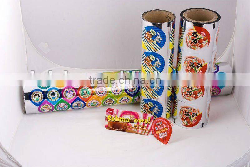 hot sell printed easy peelable plastic pet/cpp lid film for pp cups