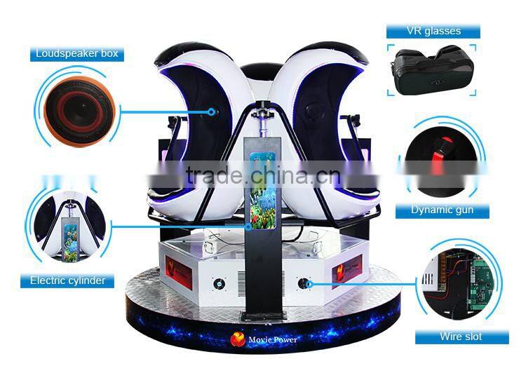 360 Degree Interactive Virtual Reality Simulator Equipment 9d Vr Cinema