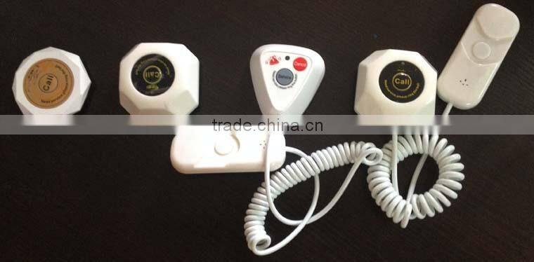 Emergency medical corded wrist watch mini nursery pager