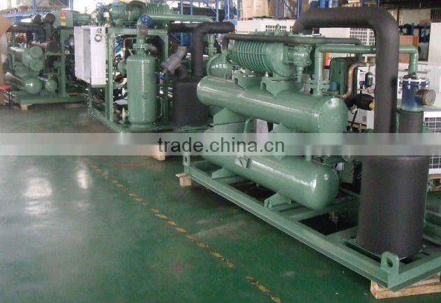 Hanbell compressor rack for chiller room