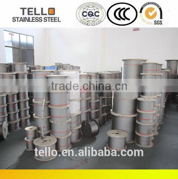 7x19 ,201SS wire rope