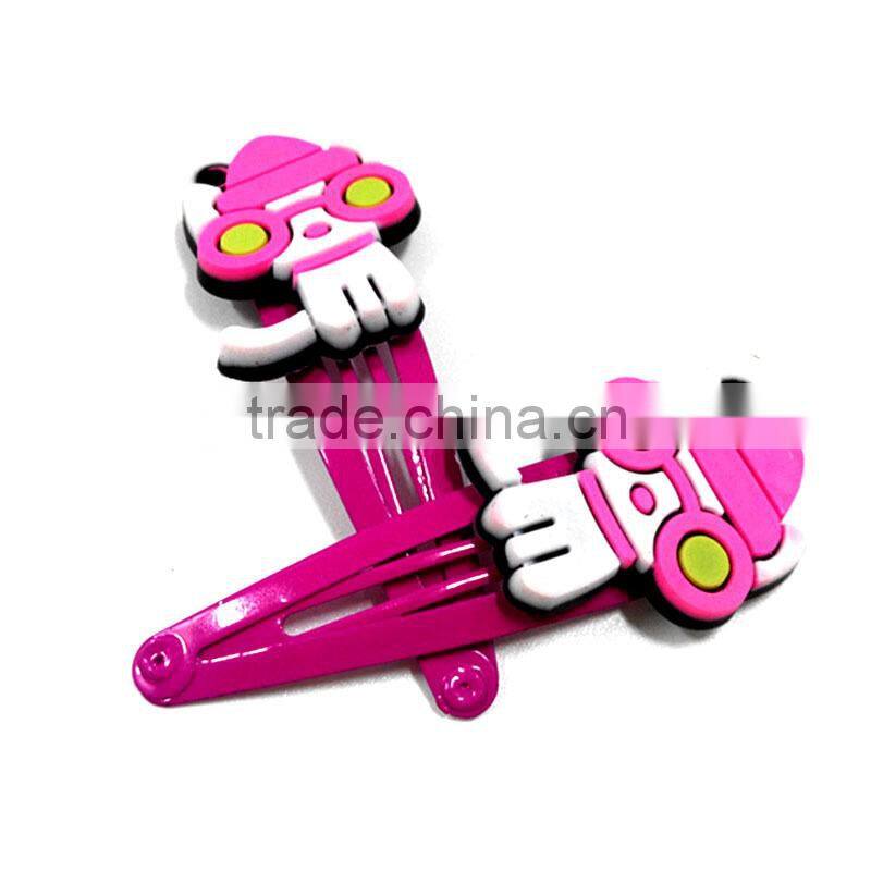 Butterfly shape cheap cartoon design custom bobby pin