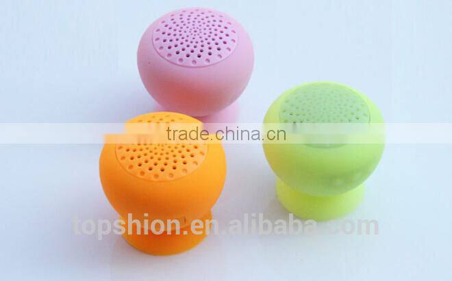 Super Bass Portable Wireless Bluetooth Speaker With Sucker, Silicone Mini Bluetooth Speaker