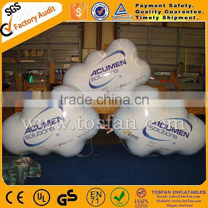 2015 Hot Sale inflatable cloud balloon helium balloon F2063