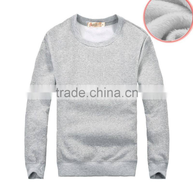 Yiwu Market Men's Long Sleeve O-neck Heavy Thermal Shirts Winter Underwear