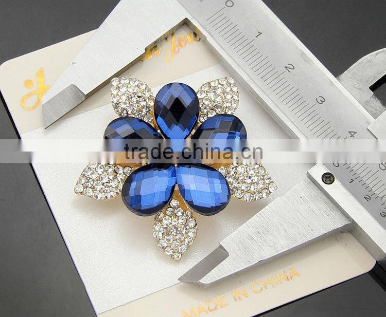 2015 wholesale flower gold fashion discount mother's day brooches pins to wedding dress