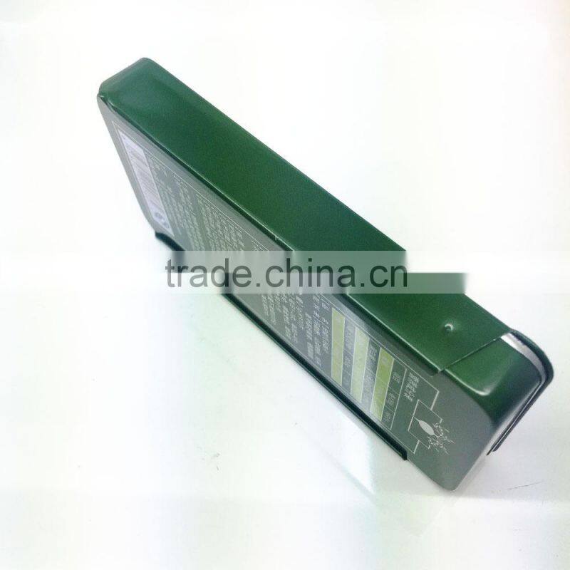 Rectangular small slide tin can box for pill
