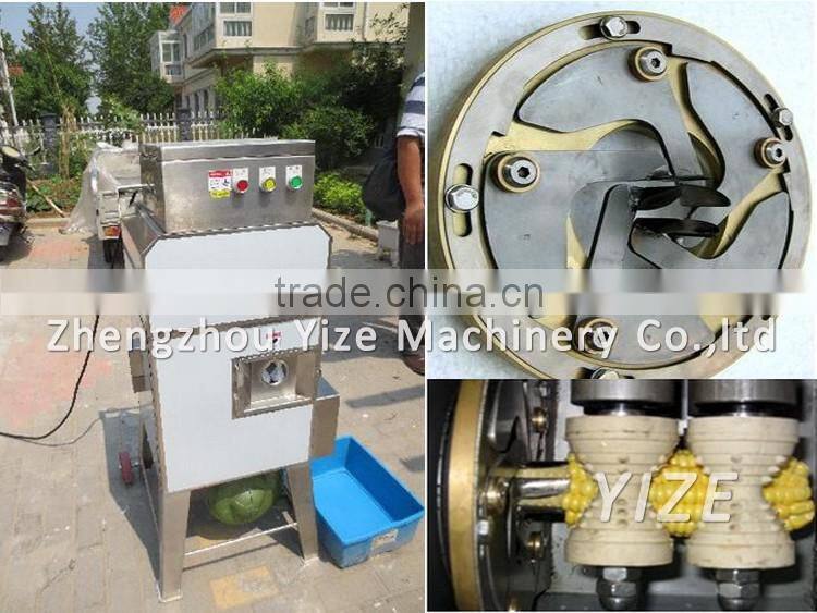 Stainless steel sweet corn sheller,sweet corn husking machine for making sweet corn