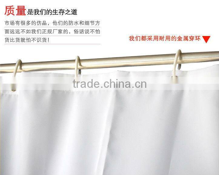 2013 hot sale mould proof polyester printed cartoon printed shower curtain
