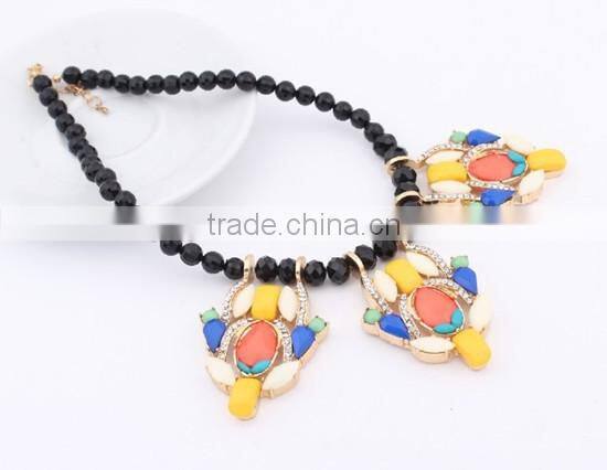 Fashion Acrylic Choker Vintage Pendant Statement Necklace Women Necklaces & Pendants Fashion Necklaces for Women 2014