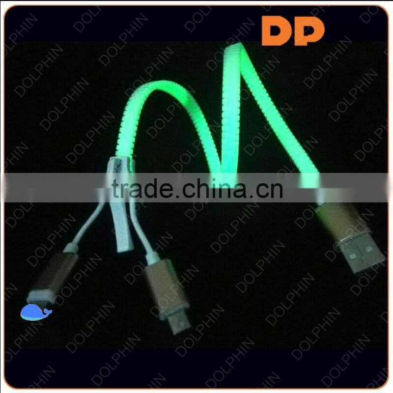 zipper usb cable 2-in-1 cable zipper USB data cable world best selling products