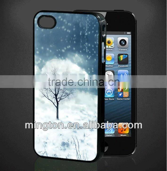 Plastic phone case for iphone 5s /case with 3d flip effect