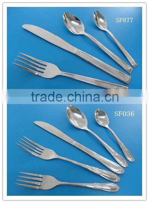fashionable stainless steel flatware