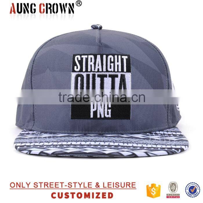 High quality new fashion 5 panel custom snapback hats wholesale
