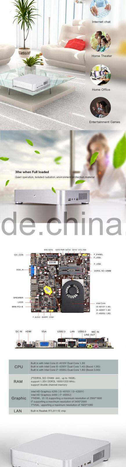 Realan W44-i5H42T1 Core i5 Mini ITX PC