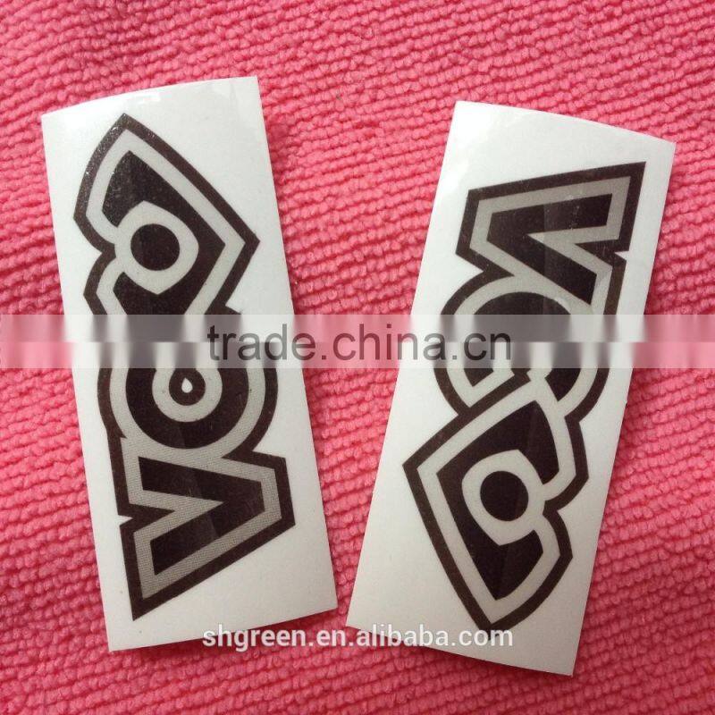 Bright full red vinyl food safe sticker with eco-friendly