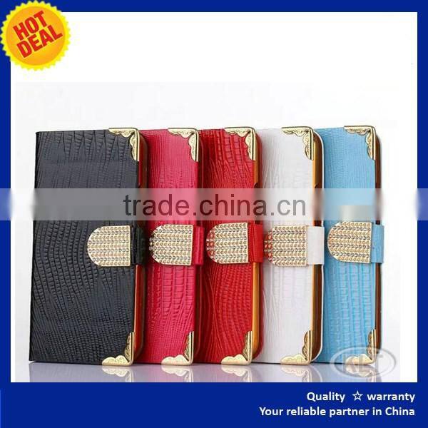 Practical Magnetic for huawei smart phone Detachable PU Leather cover Flip Card
