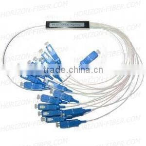 Steel Mini Tube Fiber Optic PLC Splitter 1x8 1x16 1x32
