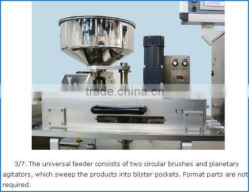 How to Pack Capsules and Pills|Flat Plate Automatic Blister Packing Machine DPP-140
