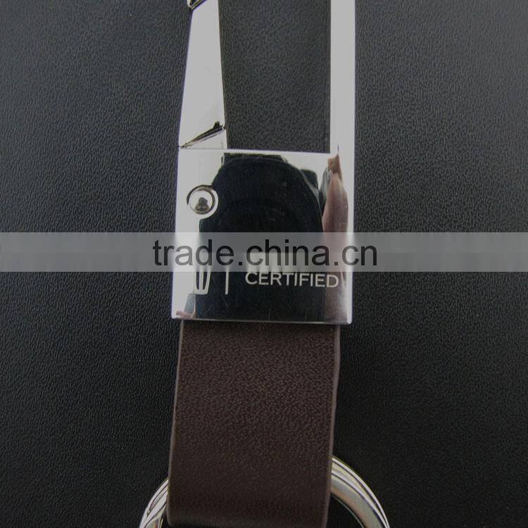 Custom luxury porsche leather keychain manufacturers