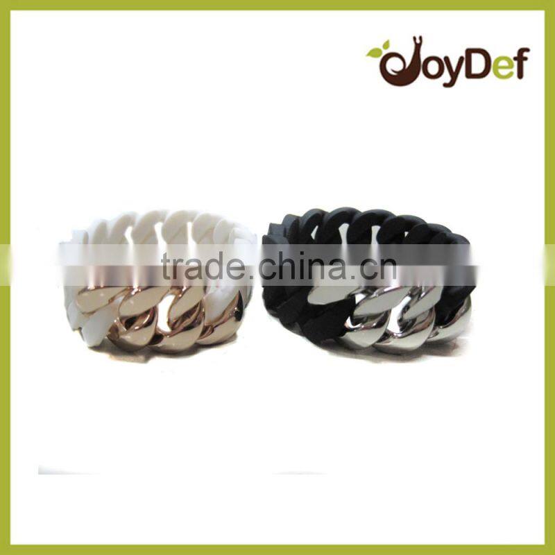 black rose Gold silicon braclet