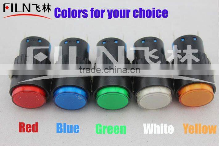 FILN 16mm diameter 25pcs per box Green 24V motorcycle led turn signal light