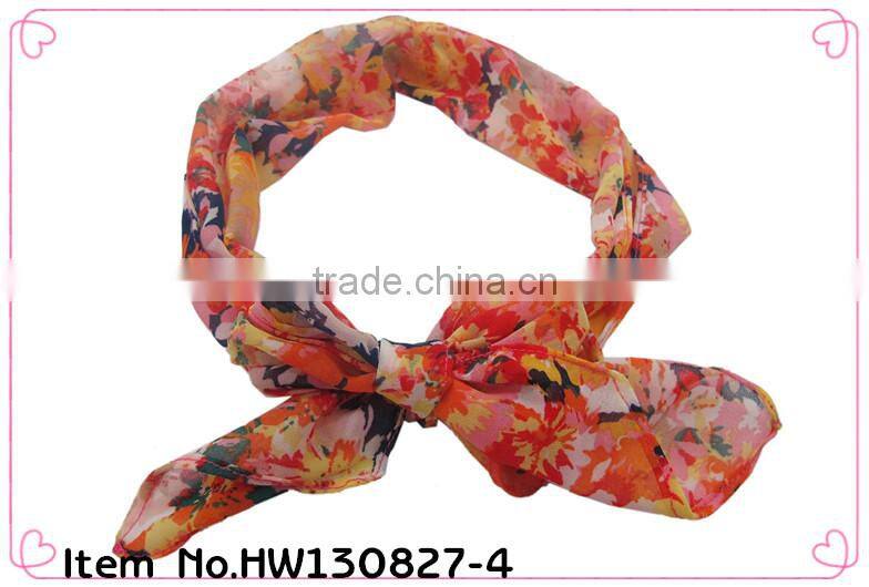 2014 hot sale cheap custom printed elastic headbands