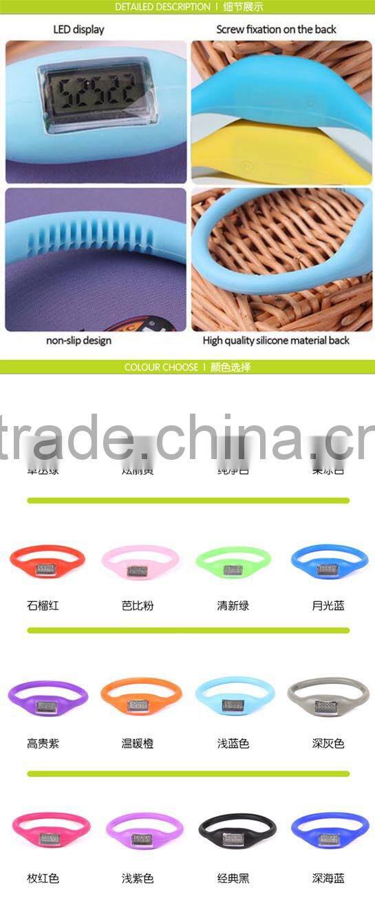 Free sample pedometer wristband fitness tracker