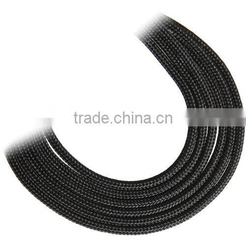 PCI Express 6 pin PCIe Video Card Extension Cable (45cm, Black Sleeve/Connectors)