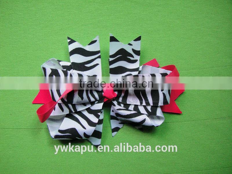 Popular new style lovely ribbon bow for girl