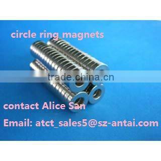 Sintered Rare earth round ring magnet