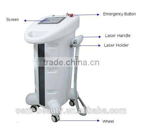 Factory promotion!!! professional beauty machine nd yag laser varicose veins removal