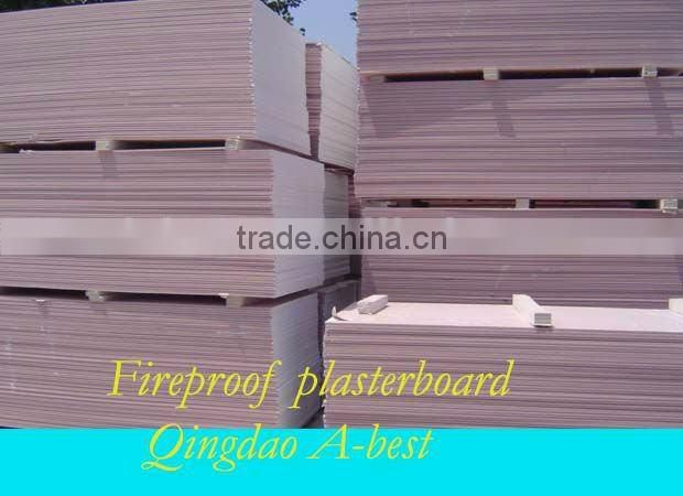 Fireproof plasterboard for drywall