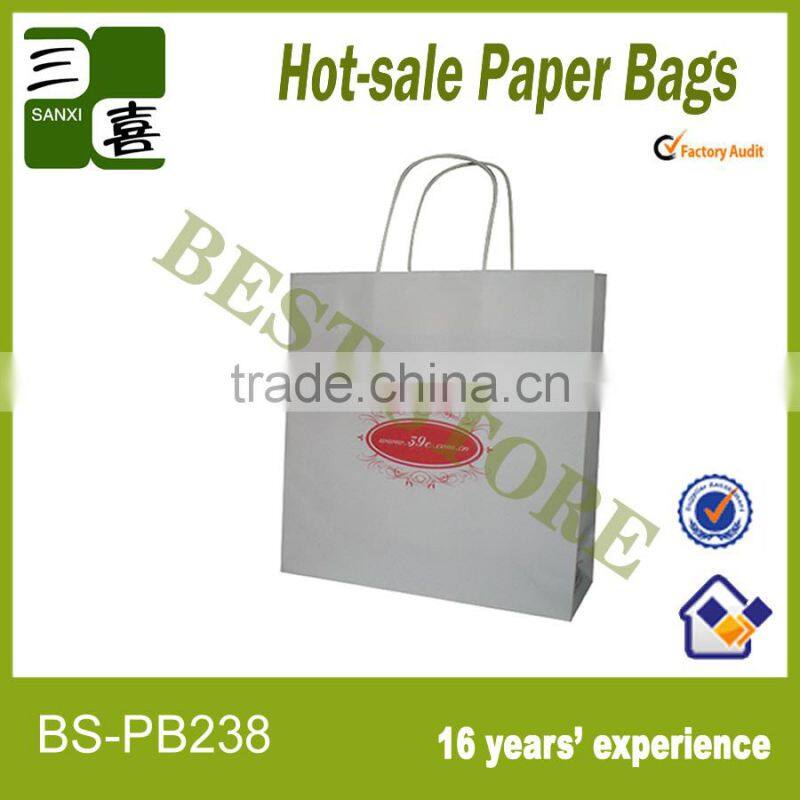 Paper bag with handles wholesale by paper bag supplier