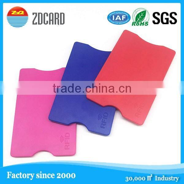 Hard anti-reading card holder with customized logo printing