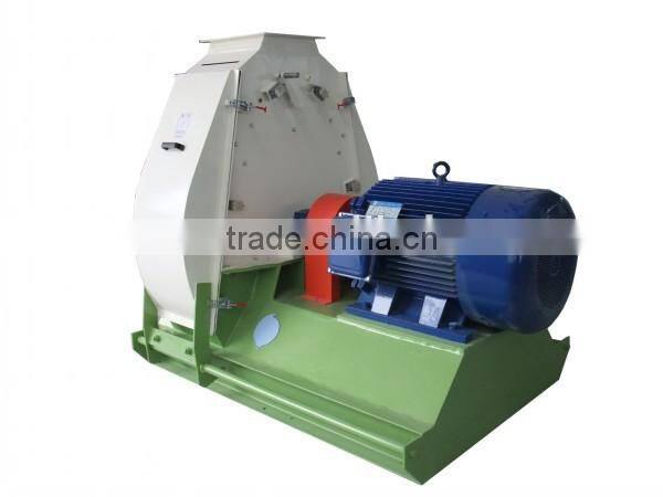 Azeus SFSP112x50 Small Corn Hammer Crusher /SFSP112x60 Rough Crushing Hammer Mill For Feed Use 3mm Screen