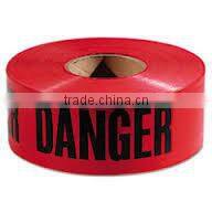 reflective warning tape, barricade tape yellow and red