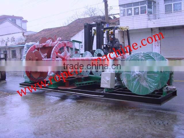 Alibaba supplier manufacturing turning spindle plastic rope making machine