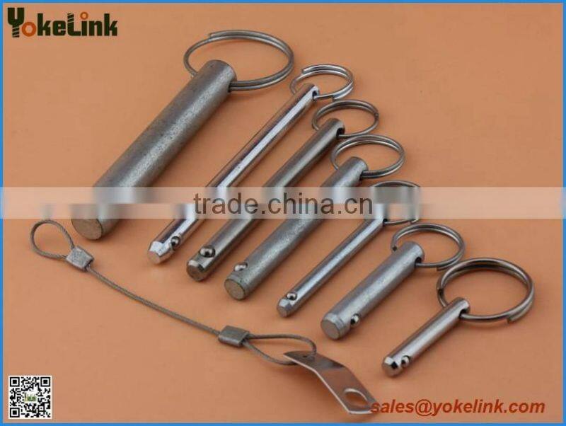 Quick release ball lock pin