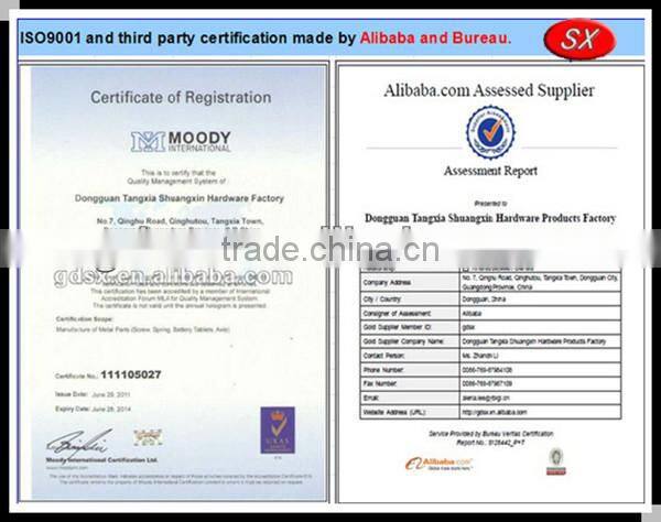 Customized black coating spring steel made metal belt clip