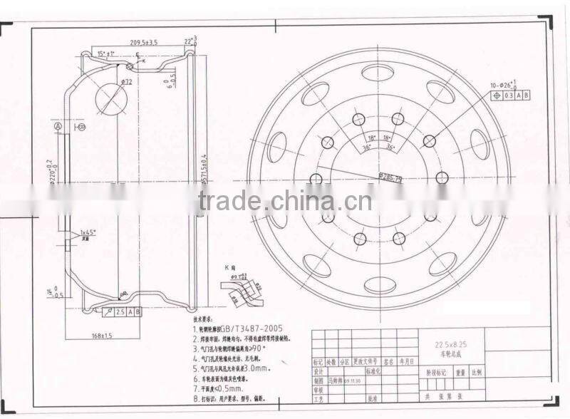 truck wheel with INMETRO
